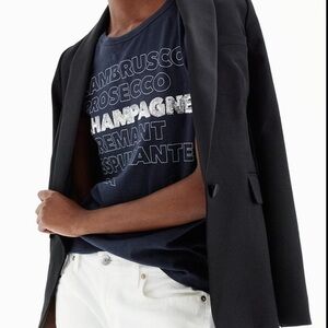 J. Crew tee shirt. Blue.  Size XXS. Good condition.